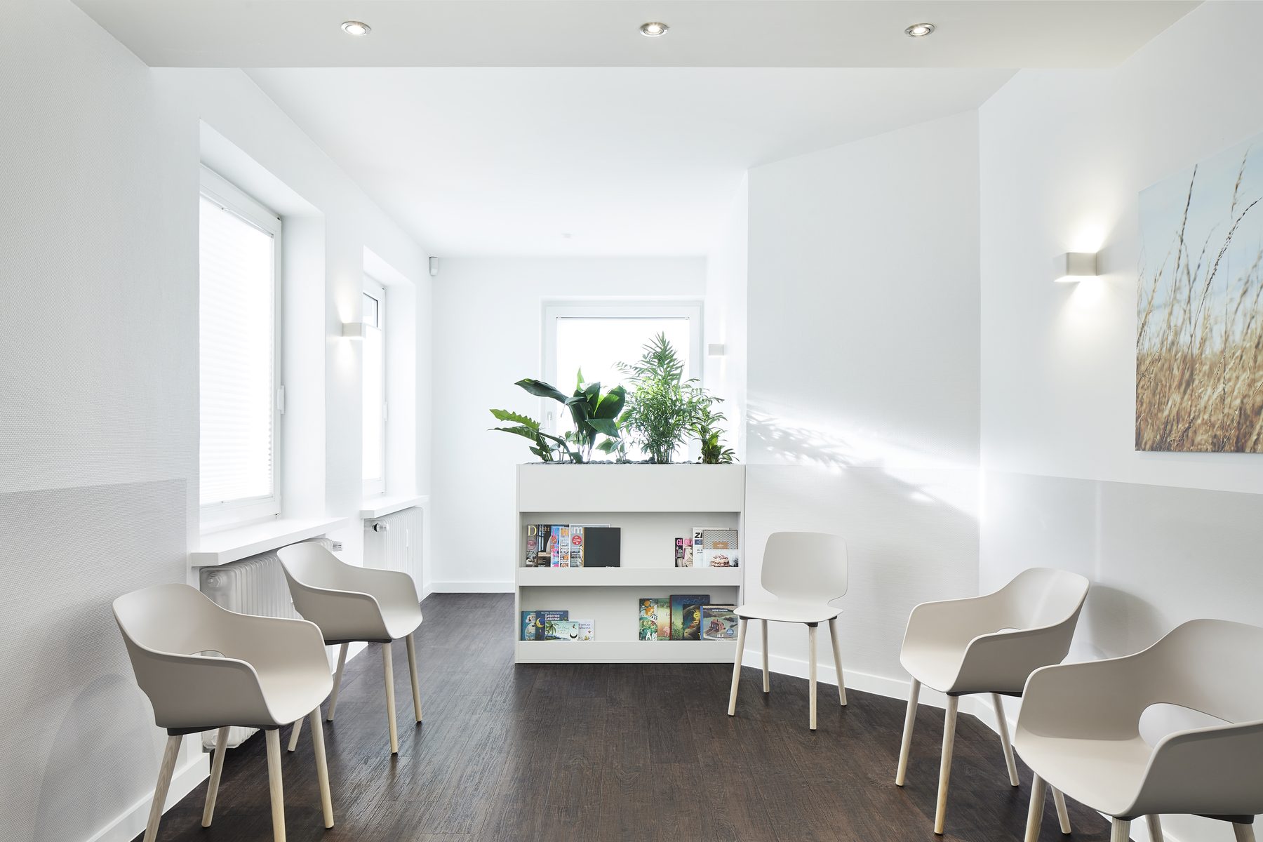 Wartezimmer mit Tageslicht